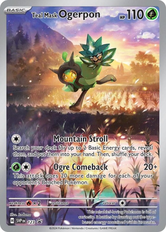Teal Mask Ogerpon - Holo