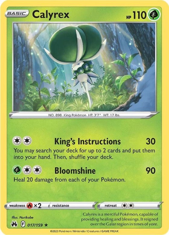 Calyrex - Reverse Holo