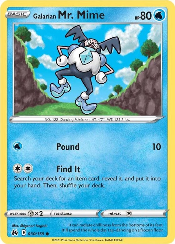 Galarian Mr. Mime - Reverse Holo