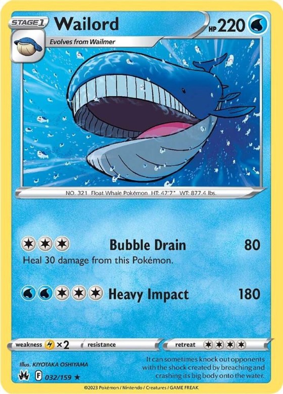 Wailord - Reverse Holo