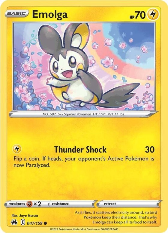 Emolga - Reverse Holo
