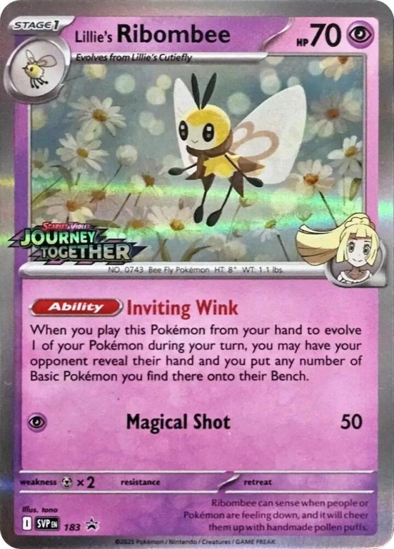 Lillie's Ribombee - Holo