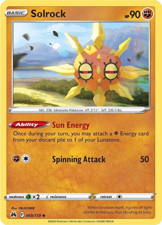 Solrock - Reverse Holo