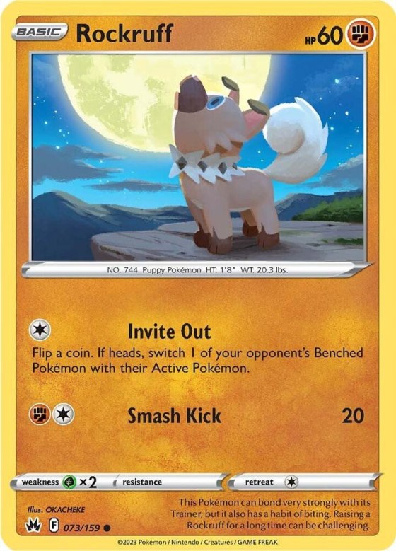 Rockruff - Reverse Holo