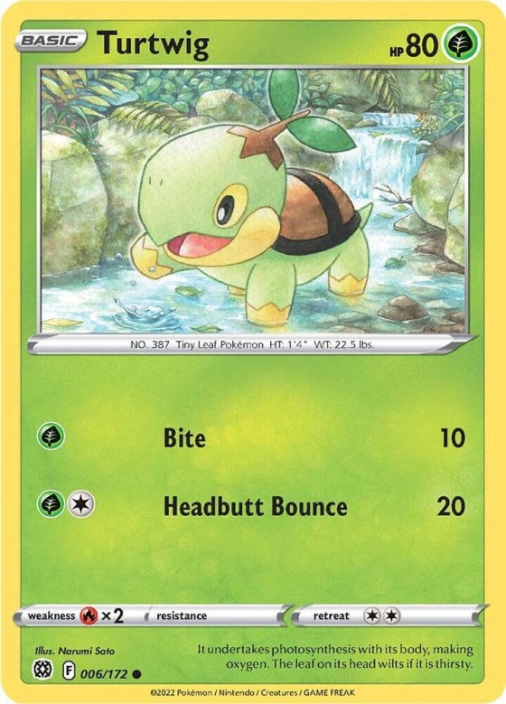 Turtwig - Reverse Holo