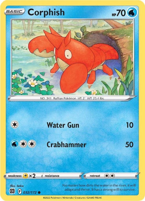 Corphish - Reverse Holo