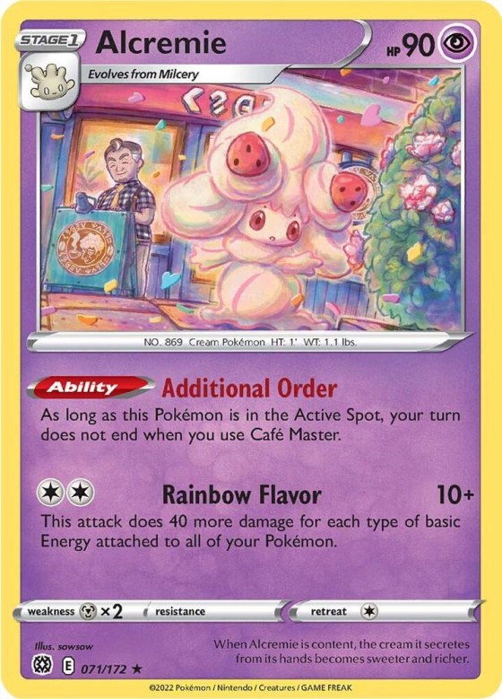 Alcremie - Reverse Holo