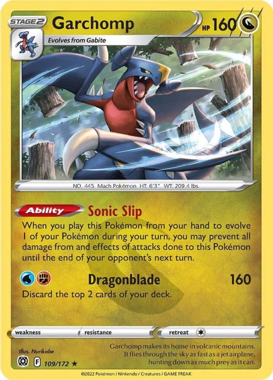 Garchomp - Reverse Holo