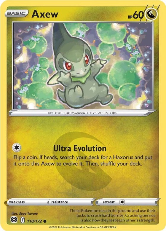 Axew - Reverse Holo
