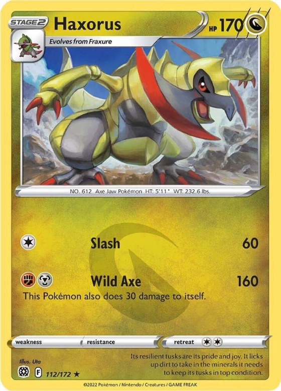 Haxorus - Reverse Holo