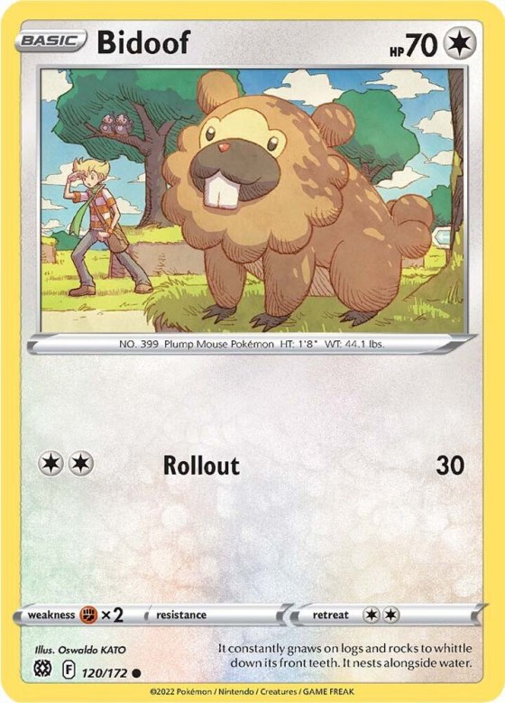 Bidoof - Reverse Holo