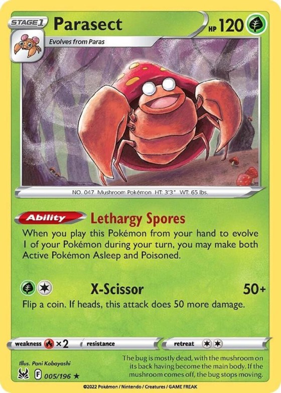 Parasect - Reverse Holo