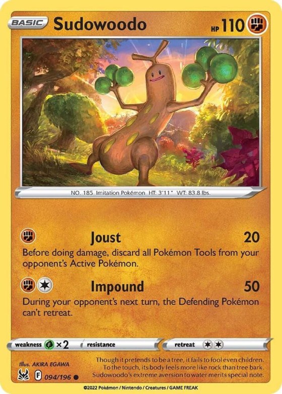 Sudowoodo - Reverse Holo