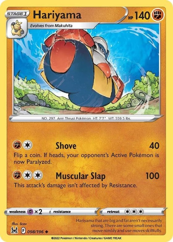 Hariyama - Reverse Holo