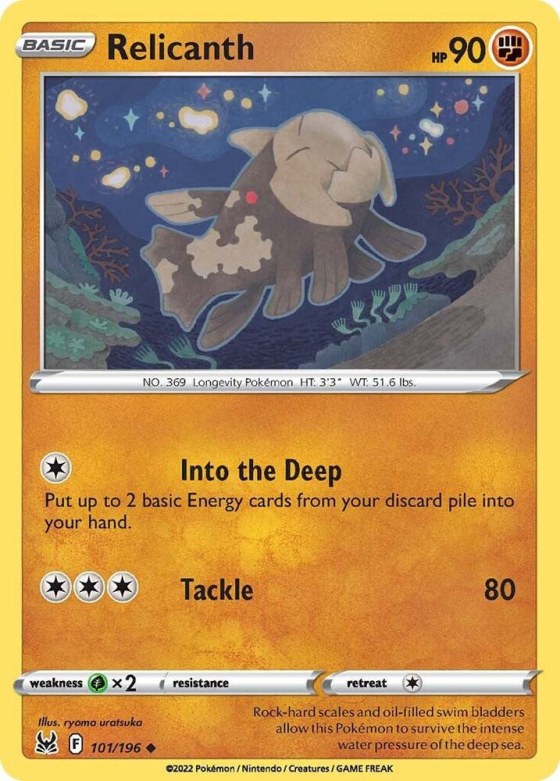 Relicanth - Reverse Holo