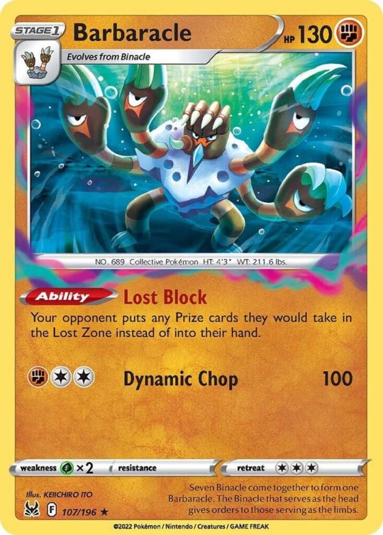 Barbaracle - Reverse Holo