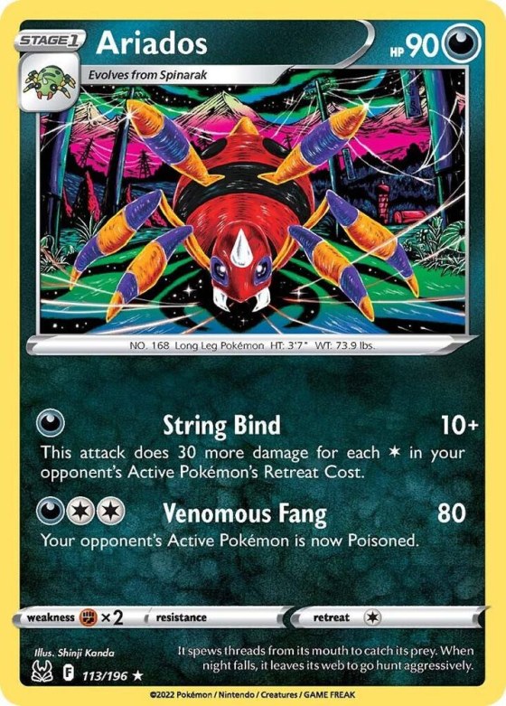 Ariados - Reverse Holo