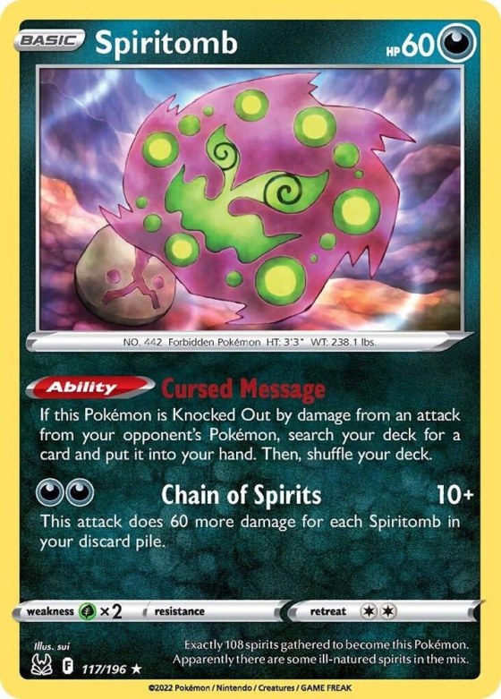Spiritomb - Reverse Holo