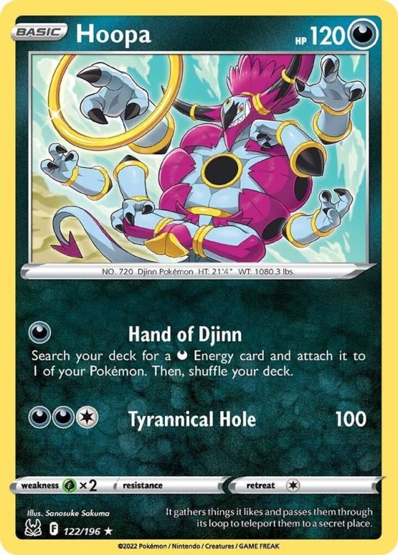 Hoopa - Reverse Holo