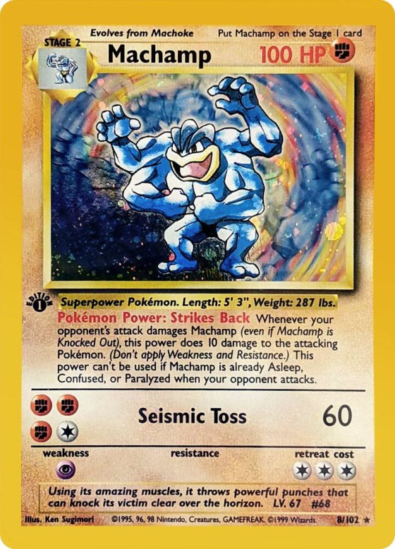 Machamp - 1st Edition Holo