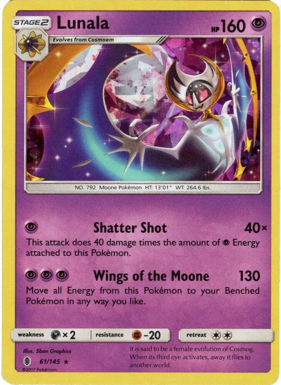 Lunala - Cracked Ice Holo