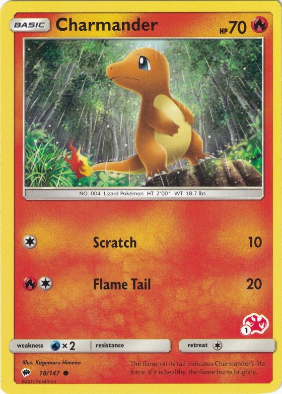 Charmander - 1 Charizard Stamped