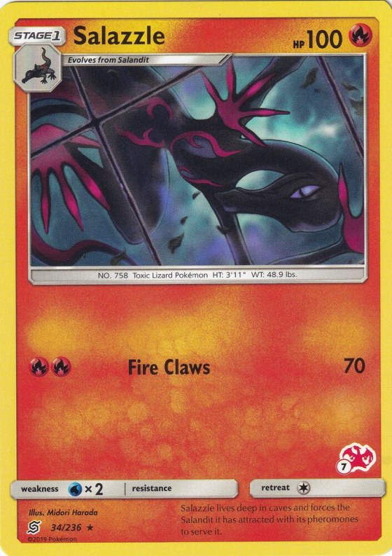 Salazzle - 7 Charizard Stamped
