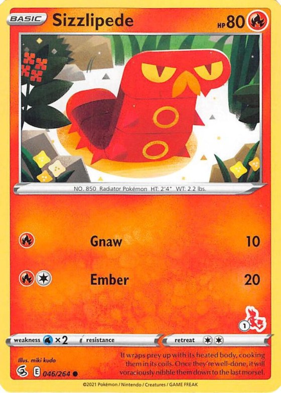 Sizzlipede - 56 Cinderace Stamped