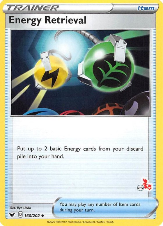 Energy Retrieval - 25 Cinderace Stamped