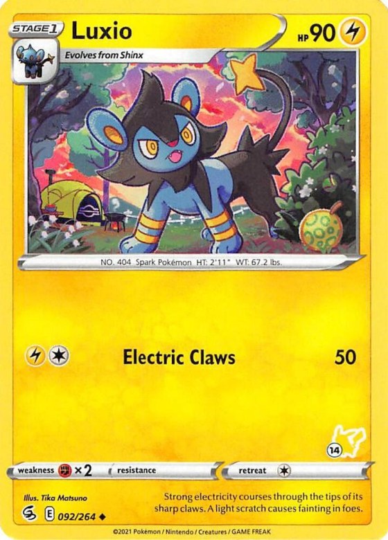 Luxio - 14 Pikachu Stamped