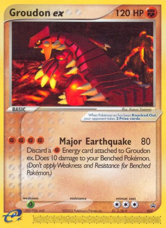 Groudon ex - Holo
