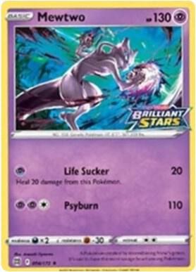 Mewtwo - Brilliant Stars Stamped
