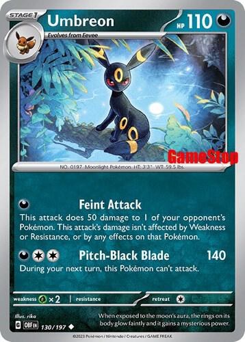 Umbreon - Obsidian Flames Stamped