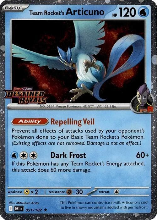 Team Rocket's Articuno - Holo