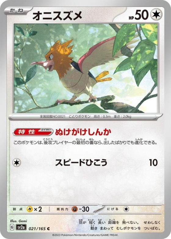 Spearow - Master Ball Pattern