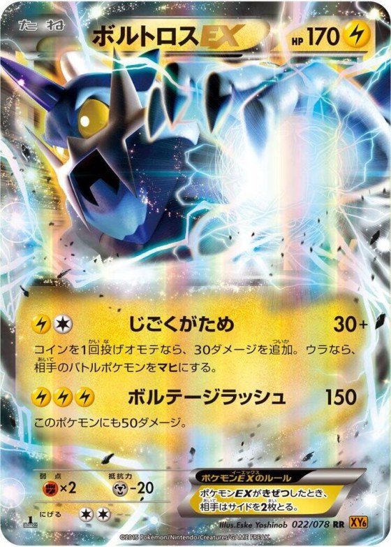Thundurus EX - Unlimited Holo