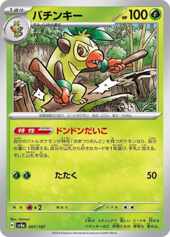Thwackey - Master Ball Pattern