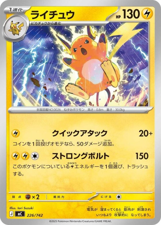 Raichu - Mirror Holo
