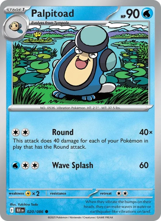 Palpitoad - Poke Ball Pattern