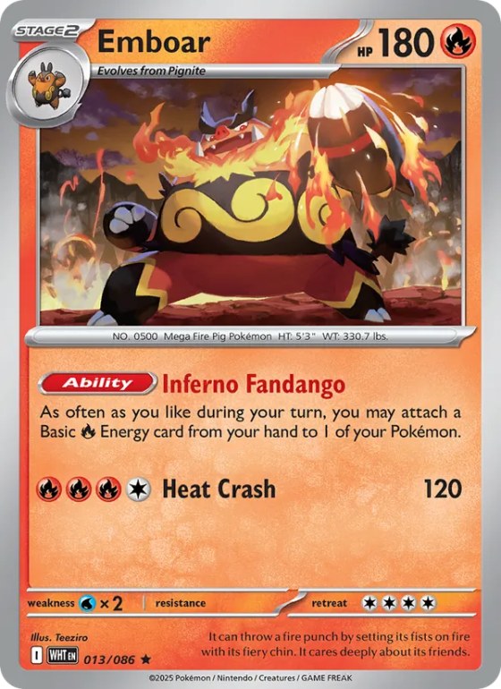 Emboar - Master Ball Pattern