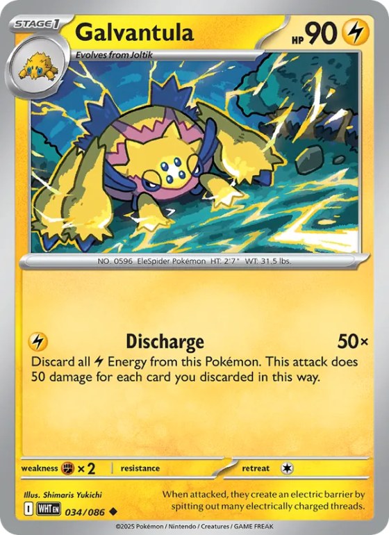 Galvantula - Reverse Holo