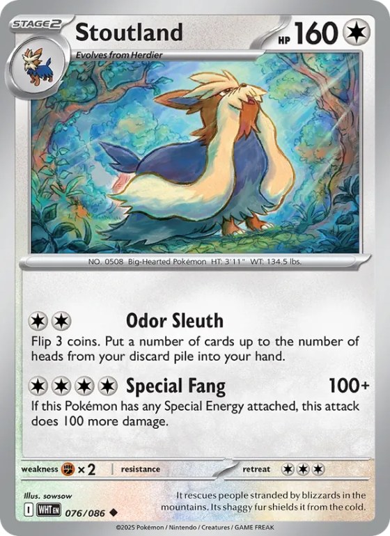 Stoutland - Poke Ball Pattern