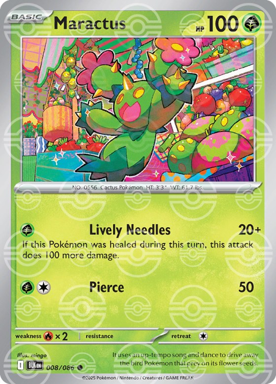 Maractus - Poke Ball Pattern