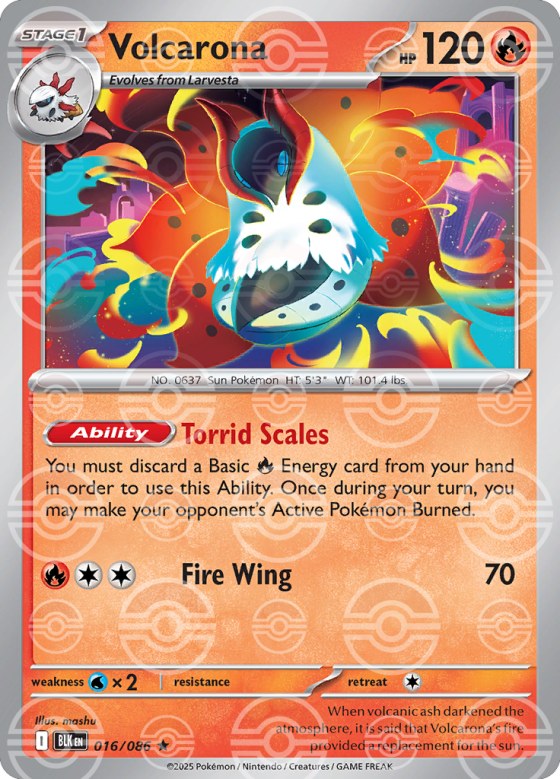 Volcarona - Poke Ball Pattern
