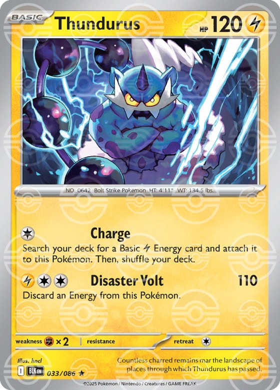 Thundurus - Poke Ball Pattern