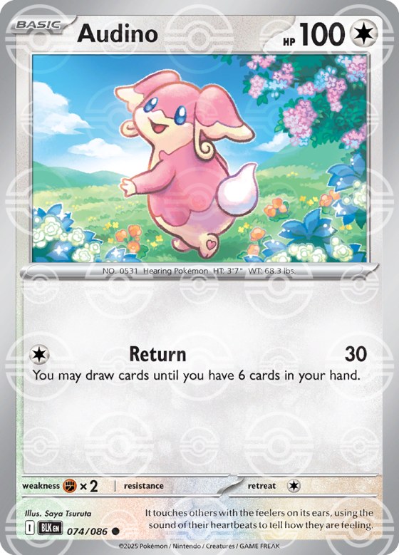 Audino - Poke Ball Pattern