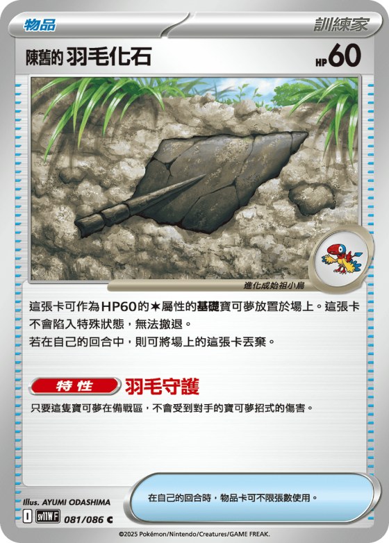 Antique Plume Fossil