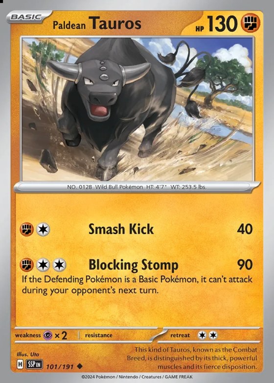 Paldean Tauros