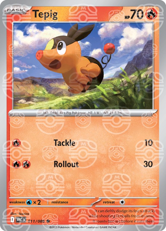 Tepig - Master Ball Pattern