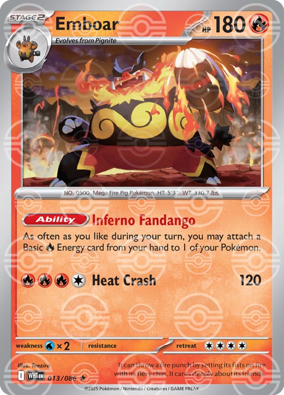 Emboar - Poke Ball Pattern